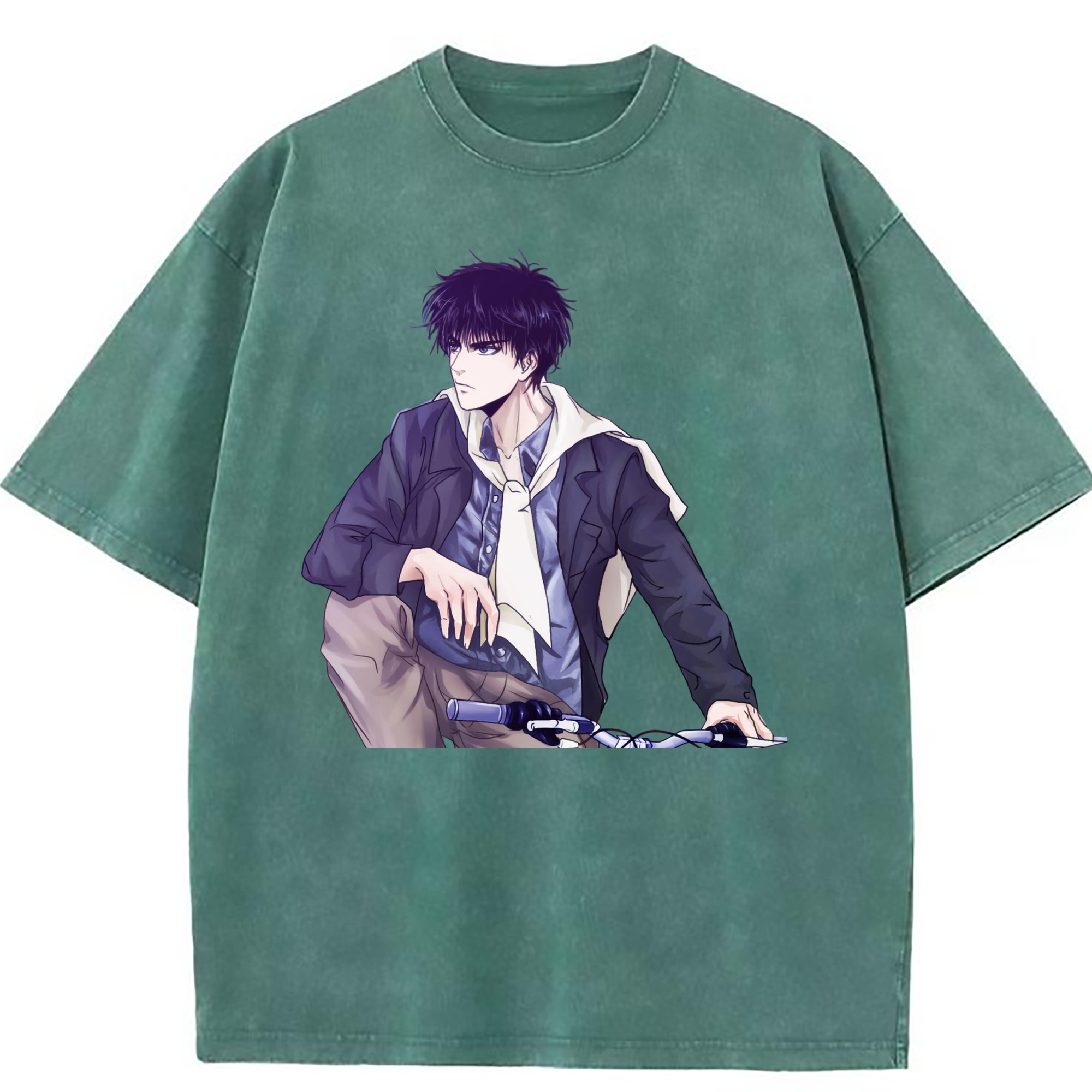 （画像用） SLAM DUNK／スラムダンク 綿100% ヴィンテージ風 半袖Tシャツ（フロントプリント）